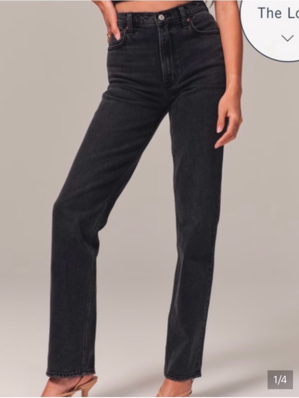 Abercrombie The 90s Straight Ultra High-Rise Jeans